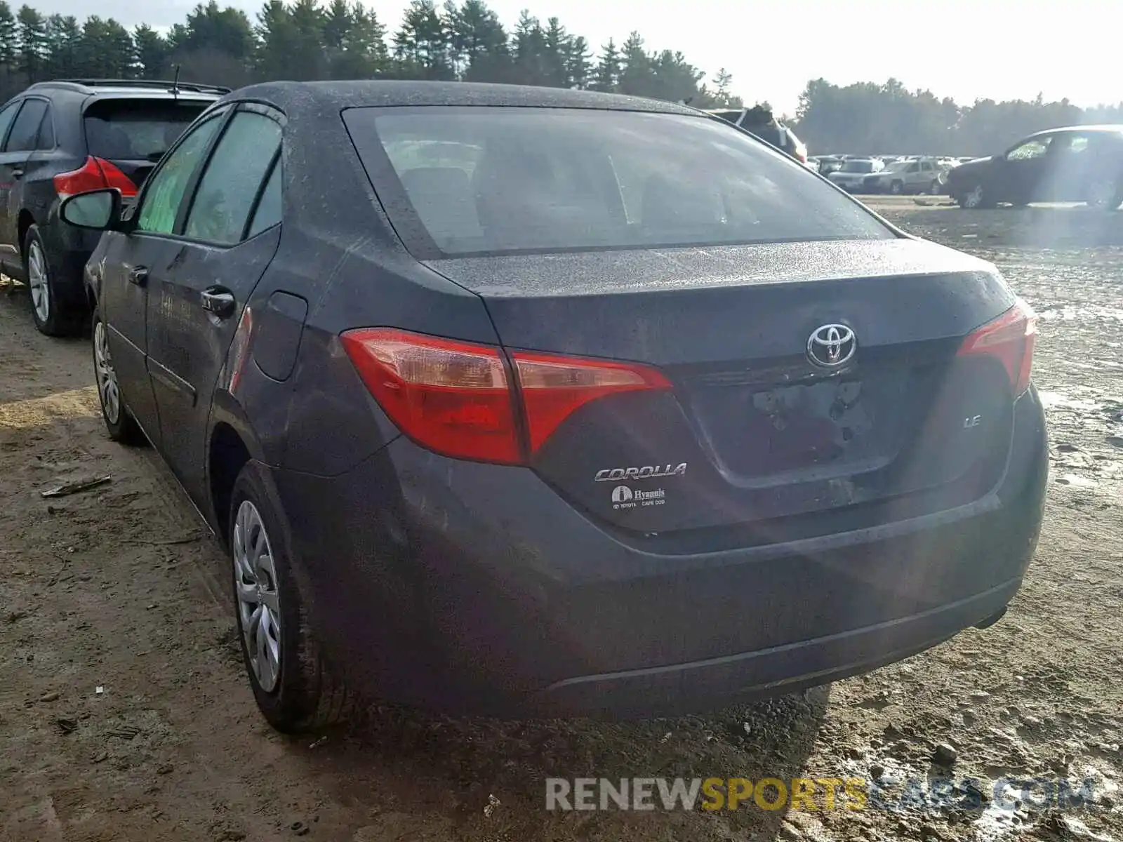 3 Photograph of a damaged car 2T1BURHEXKC179805 TOYOTA COROLLA 2019