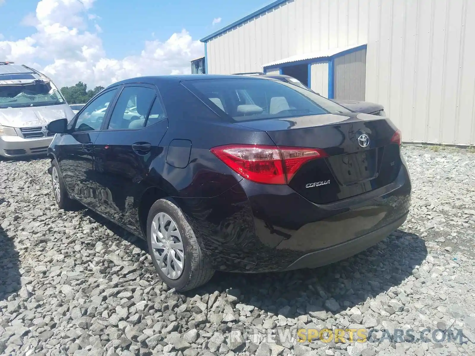 3 Photograph of a damaged car 2T1BURHEXKC181375 TOYOTA COROLLA 2019