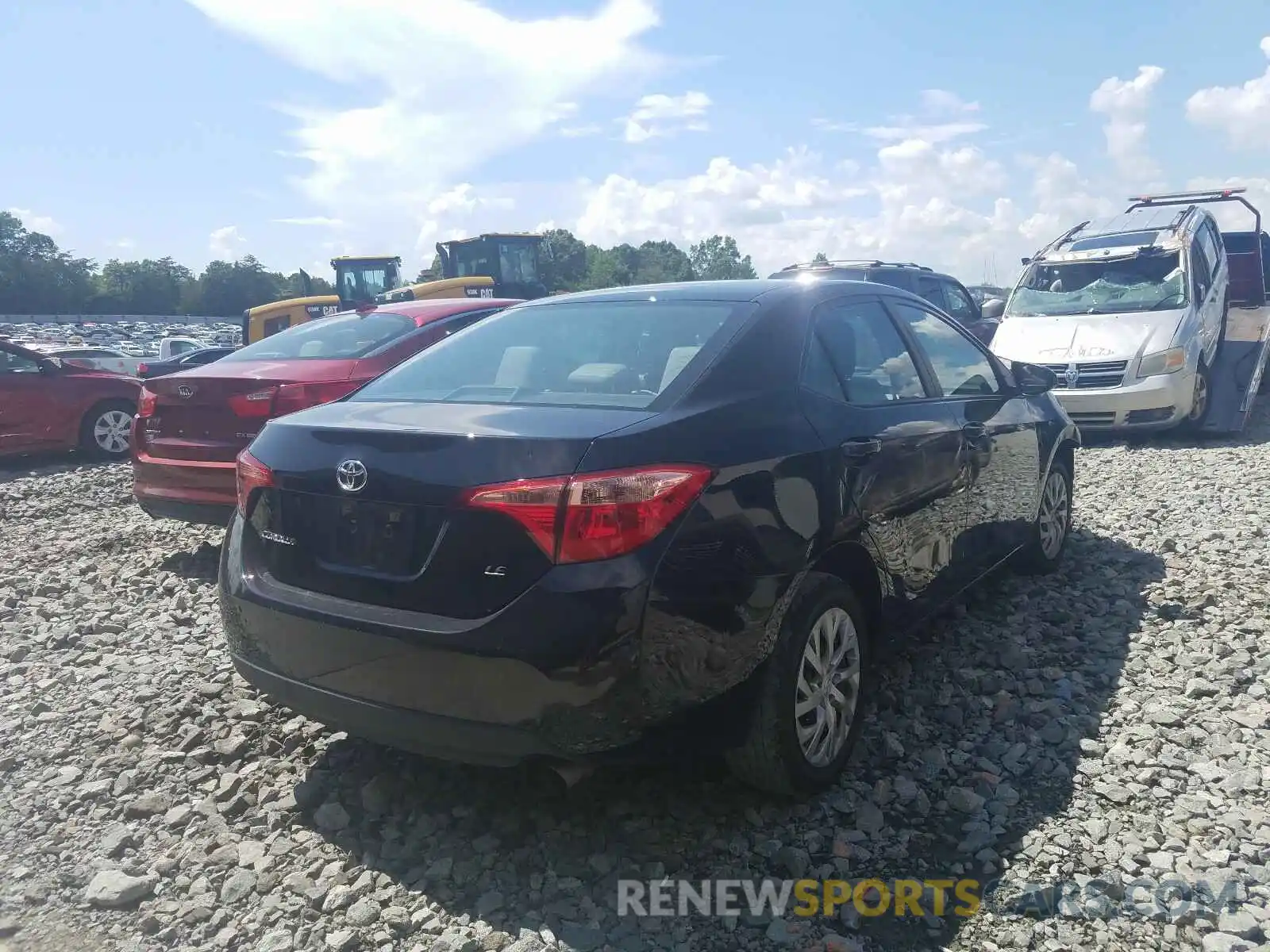 4 Photograph of a damaged car 2T1BURHEXKC181375 TOYOTA COROLLA 2019