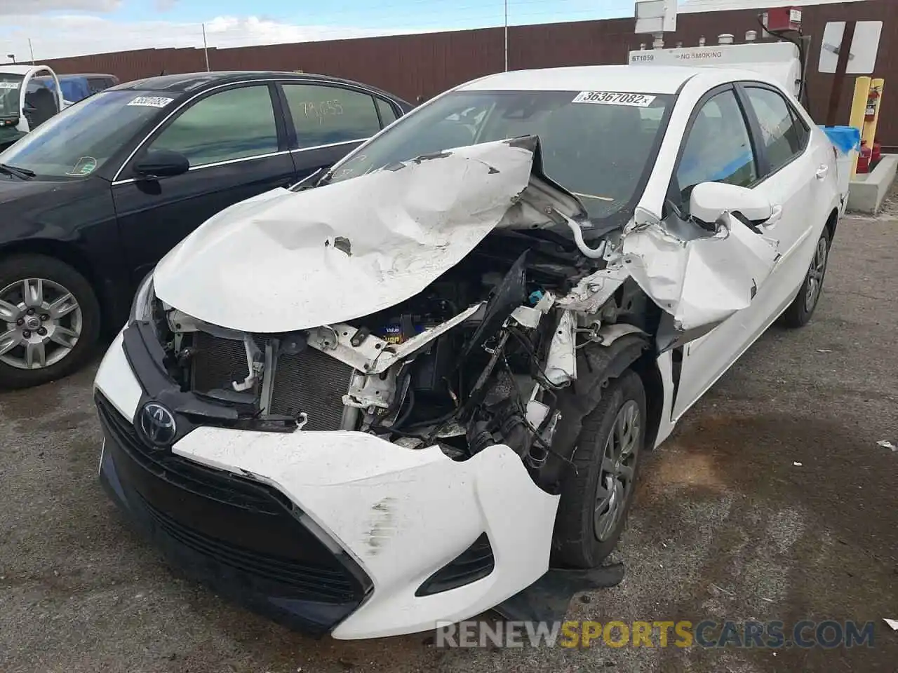 2 Photograph of a damaged car 2T1BURHEXKC181487 TOYOTA COROLLA 2019