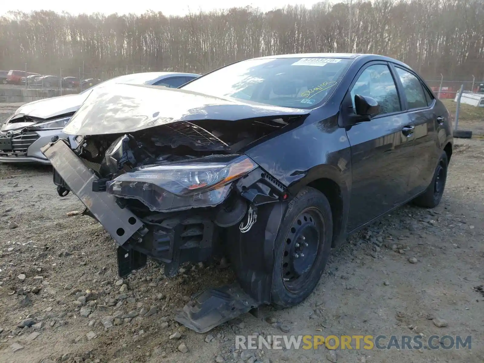 2 Photograph of a damaged car 2T1BURHEXKC181781 TOYOTA COROLLA 2019