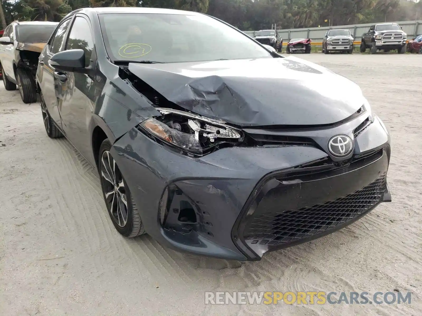 9 Photograph of a damaged car 2T1BURHEXKC182106 TOYOTA COROLLA 2019