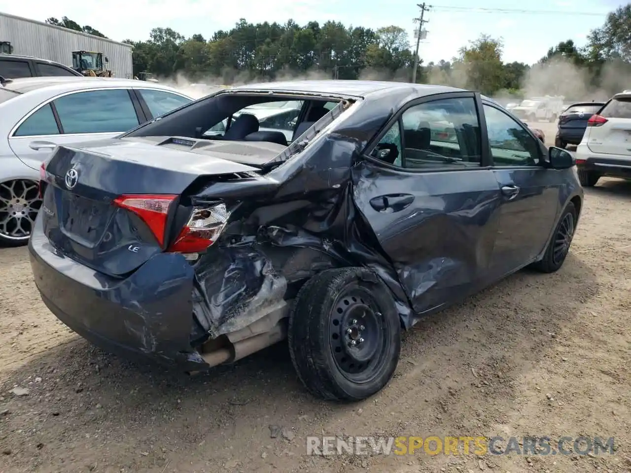 4 Photograph of a damaged car 2T1BURHEXKC182509 TOYOTA COROLLA 2019