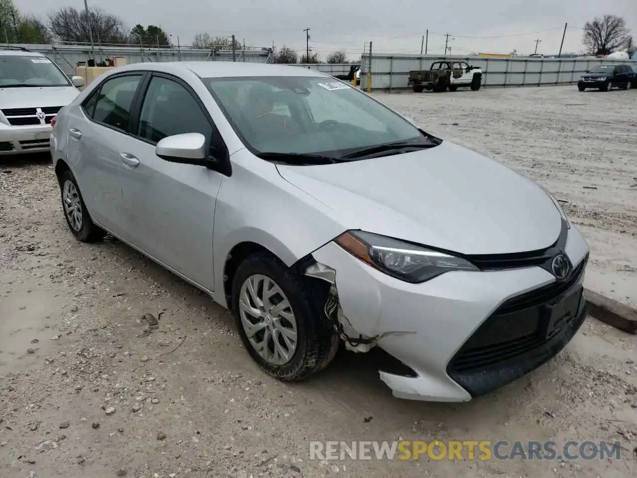 1 Photograph of a damaged car 2T1BURHEXKC182574 TOYOTA COROLLA 2019