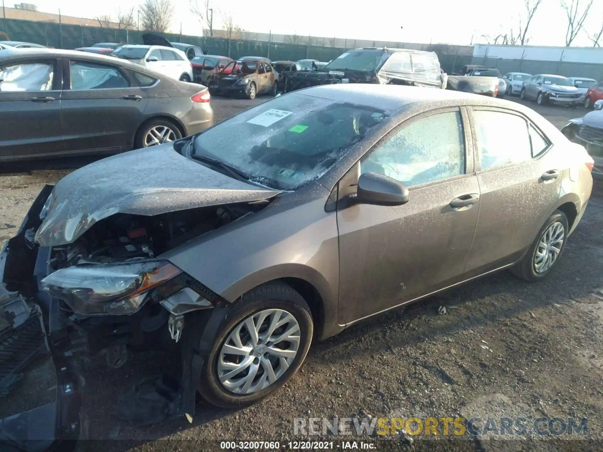 2 Photograph of a damaged car 2T1BURHEXKC182686 TOYOTA COROLLA 2019