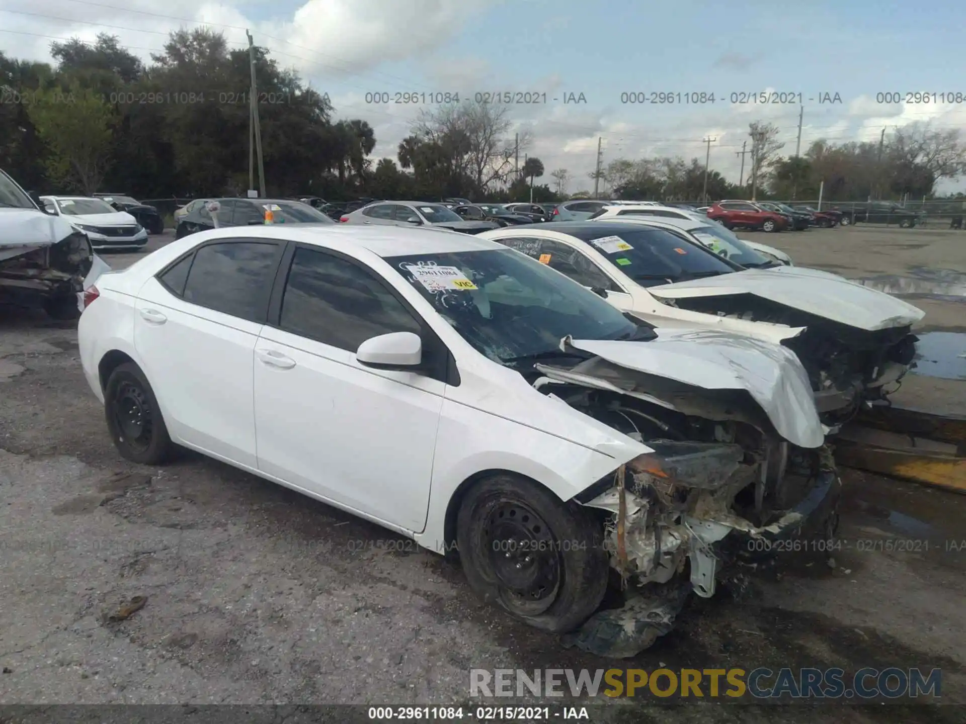 1 Photograph of a damaged car 2T1BURHEXKC182879 TOYOTA COROLLA 2019