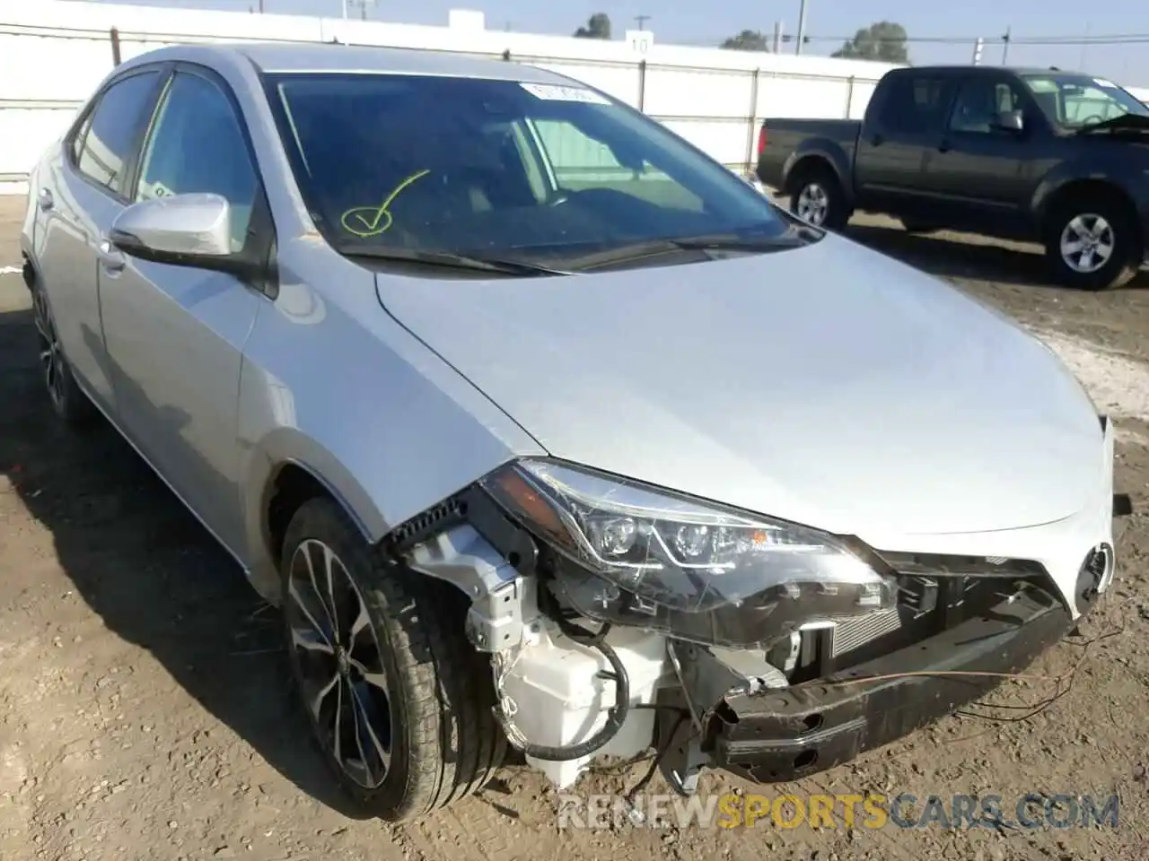 1 Photograph of a damaged car 2T1BURHEXKC183045 TOYOTA COROLLA 2019