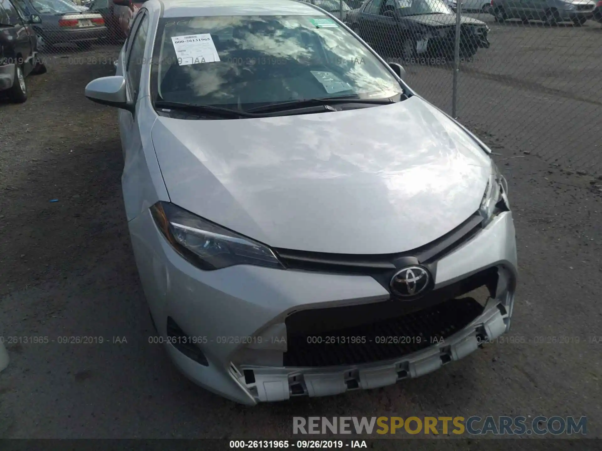 6 Photograph of a damaged car 2T1BURHEXKC183269 TOYOTA COROLLA 2019