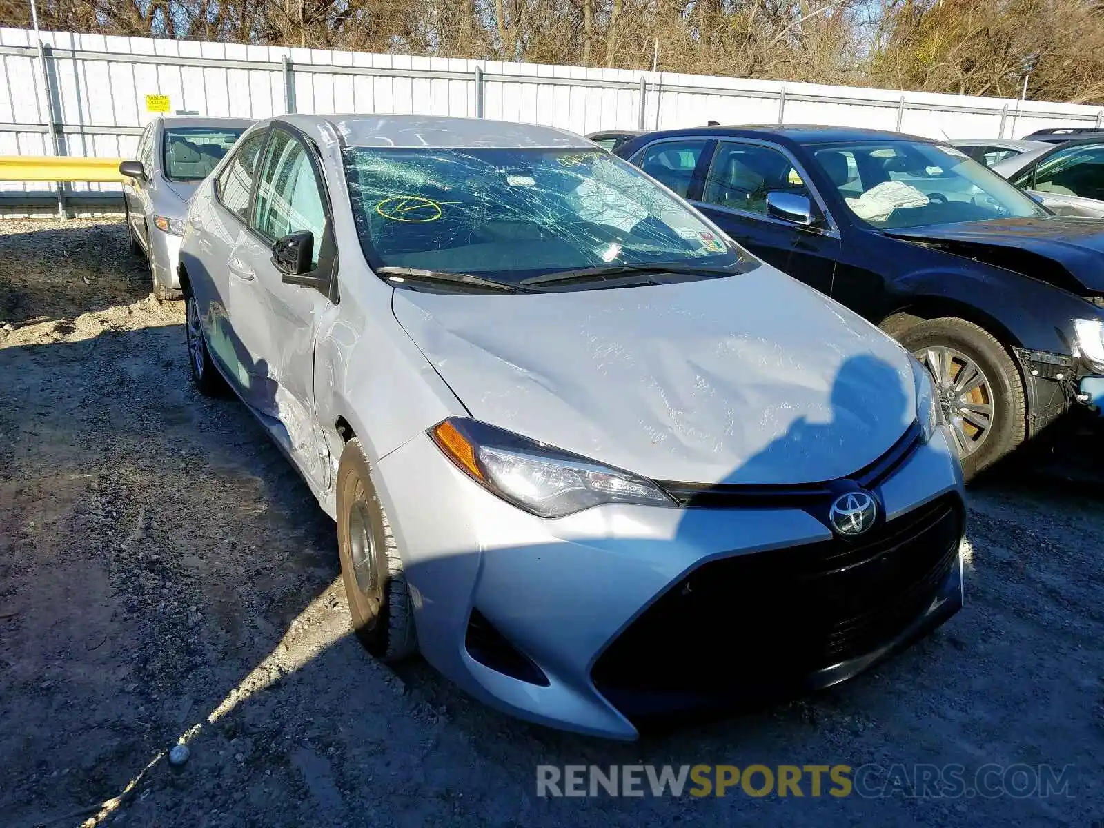 1 Photograph of a damaged car 2T1BURHEXKC183322 TOYOTA COROLLA 2019