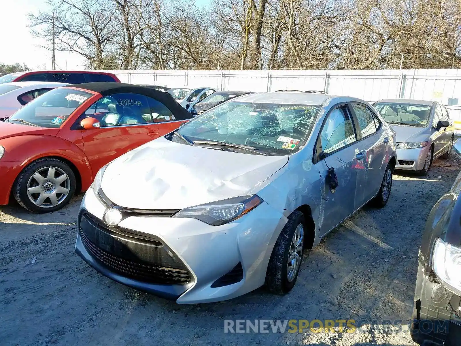 2 Photograph of a damaged car 2T1BURHEXKC183322 TOYOTA COROLLA 2019