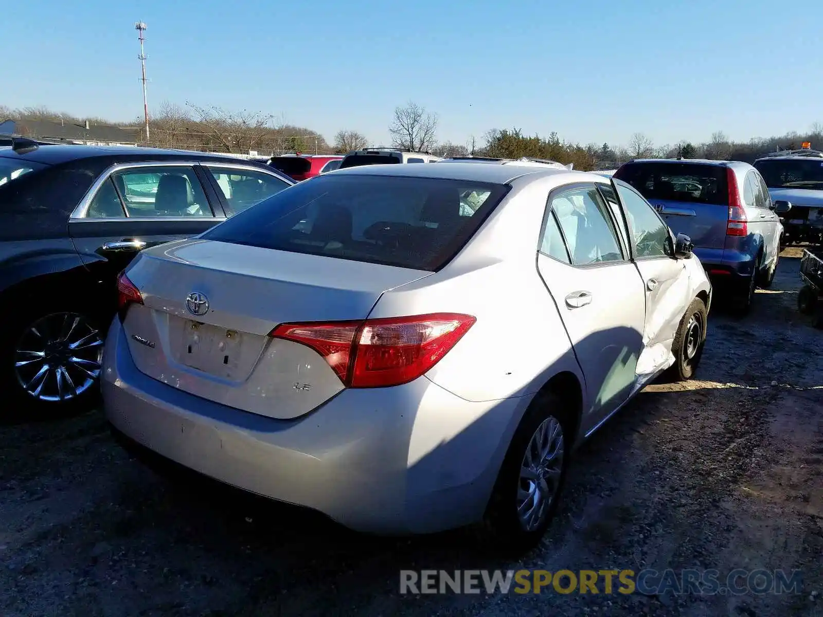 4 Photograph of a damaged car 2T1BURHEXKC183322 TOYOTA COROLLA 2019