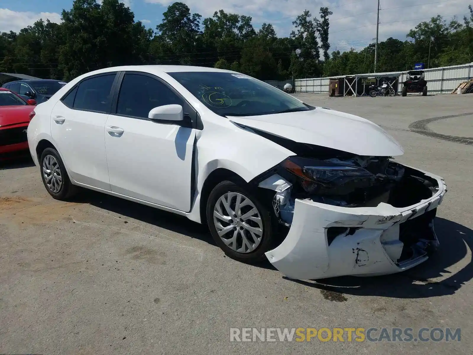 1 Photograph of a damaged car 2T1BURHEXKC183448 TOYOTA COROLLA 2019