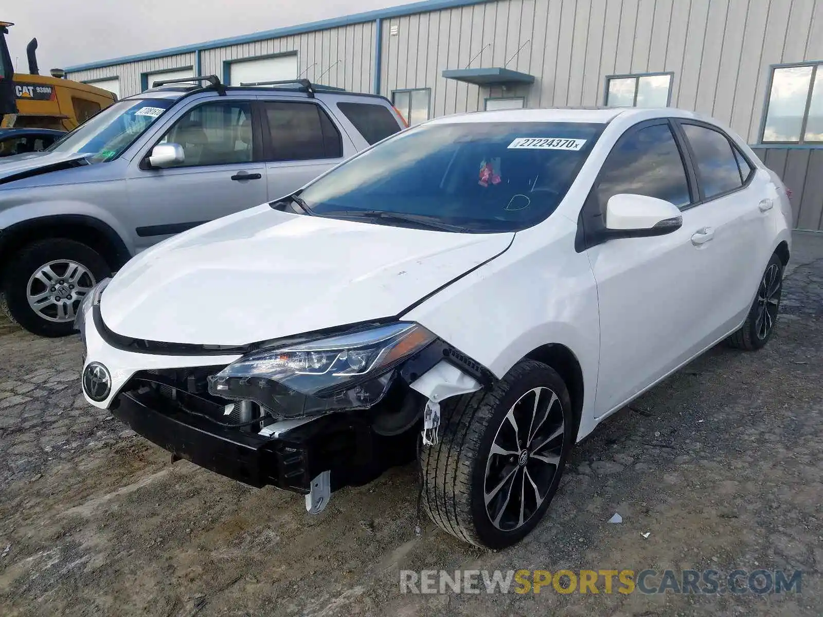 2 Photograph of a damaged car 2T1BURHEXKC183532 TOYOTA COROLLA 2019