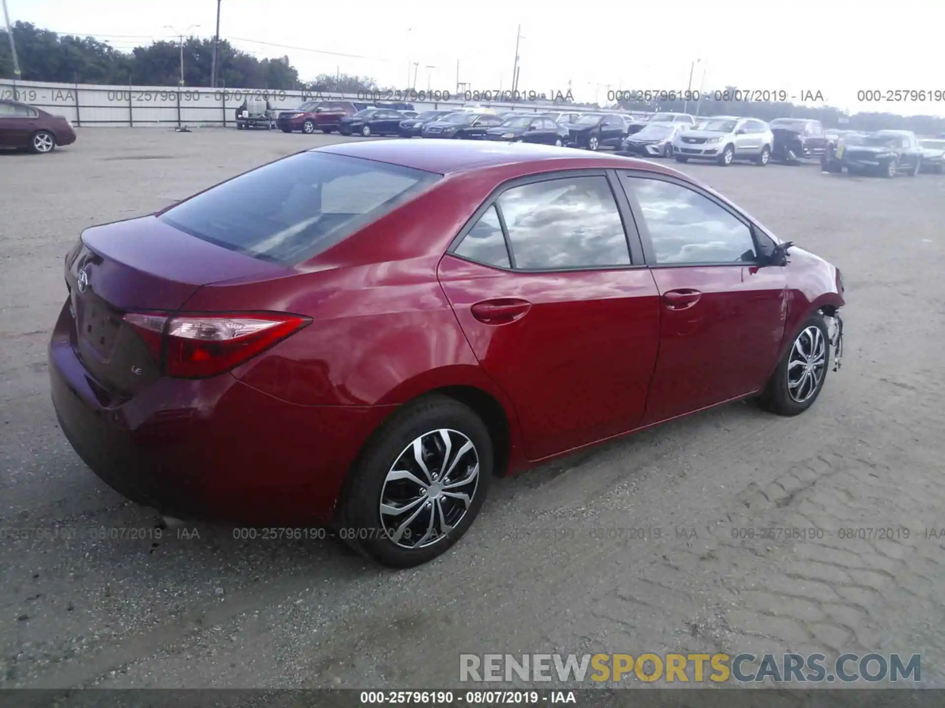 4 Photograph of a damaged car 2T1BURHEXKC183983 TOYOTA COROLLA 2019