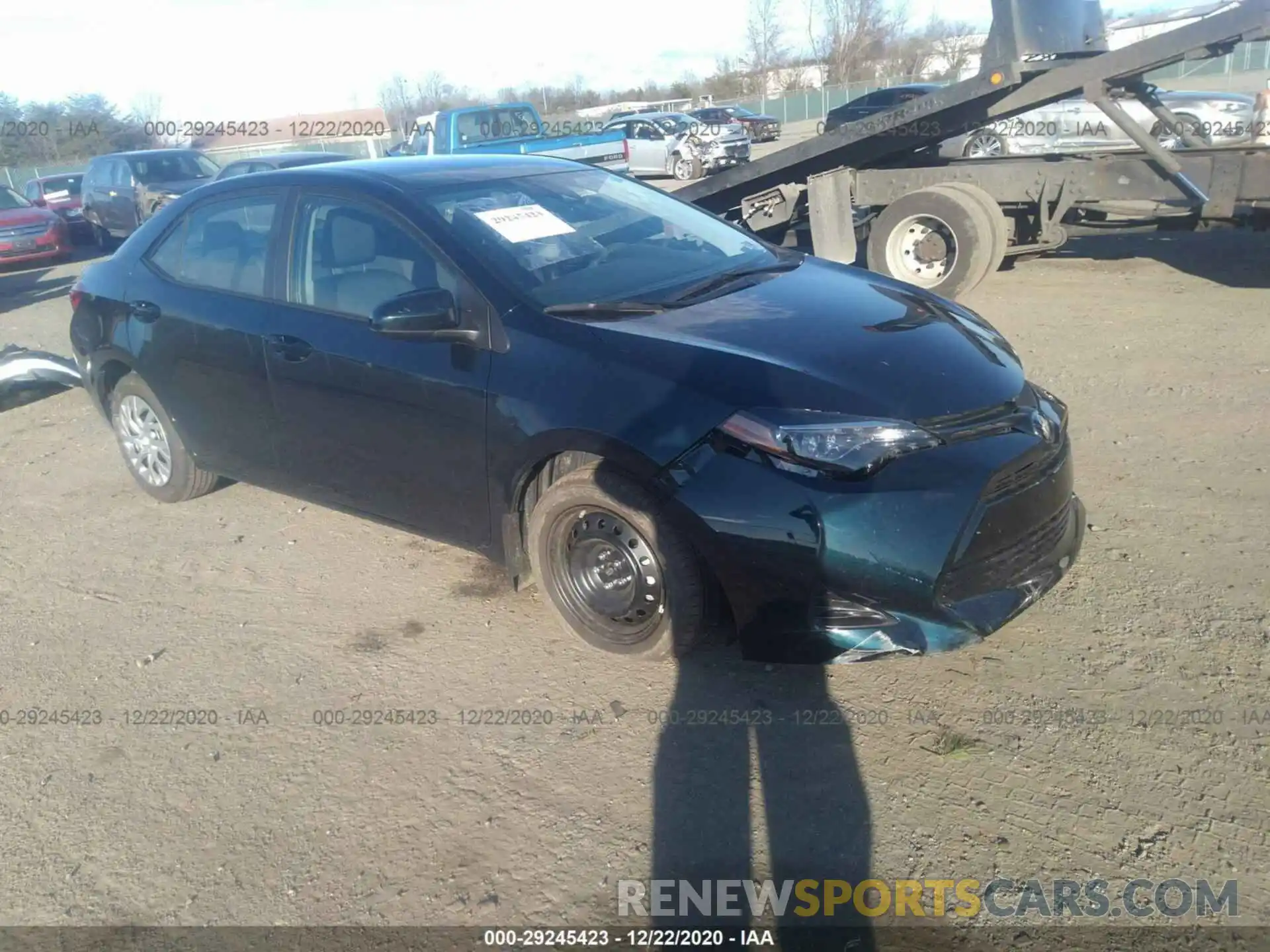 1 Photograph of a damaged car 2T1BURHEXKC185023 TOYOTA COROLLA 2019