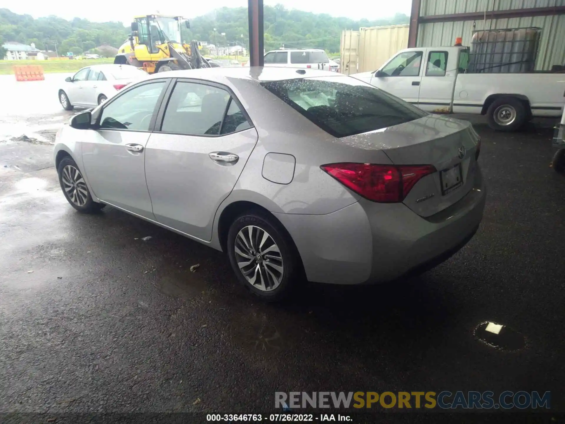 3 Photograph of a damaged car 2T1BURHEXKC186415 TOYOTA COROLLA 2019