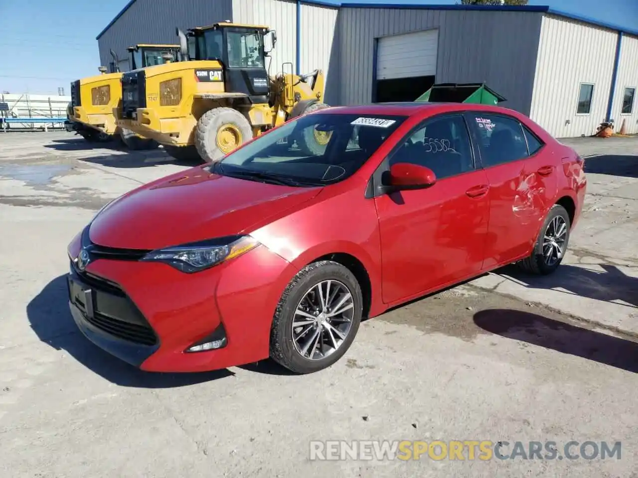 2 Photograph of a damaged car 2T1BURHEXKC186527 TOYOTA COROLLA 2019