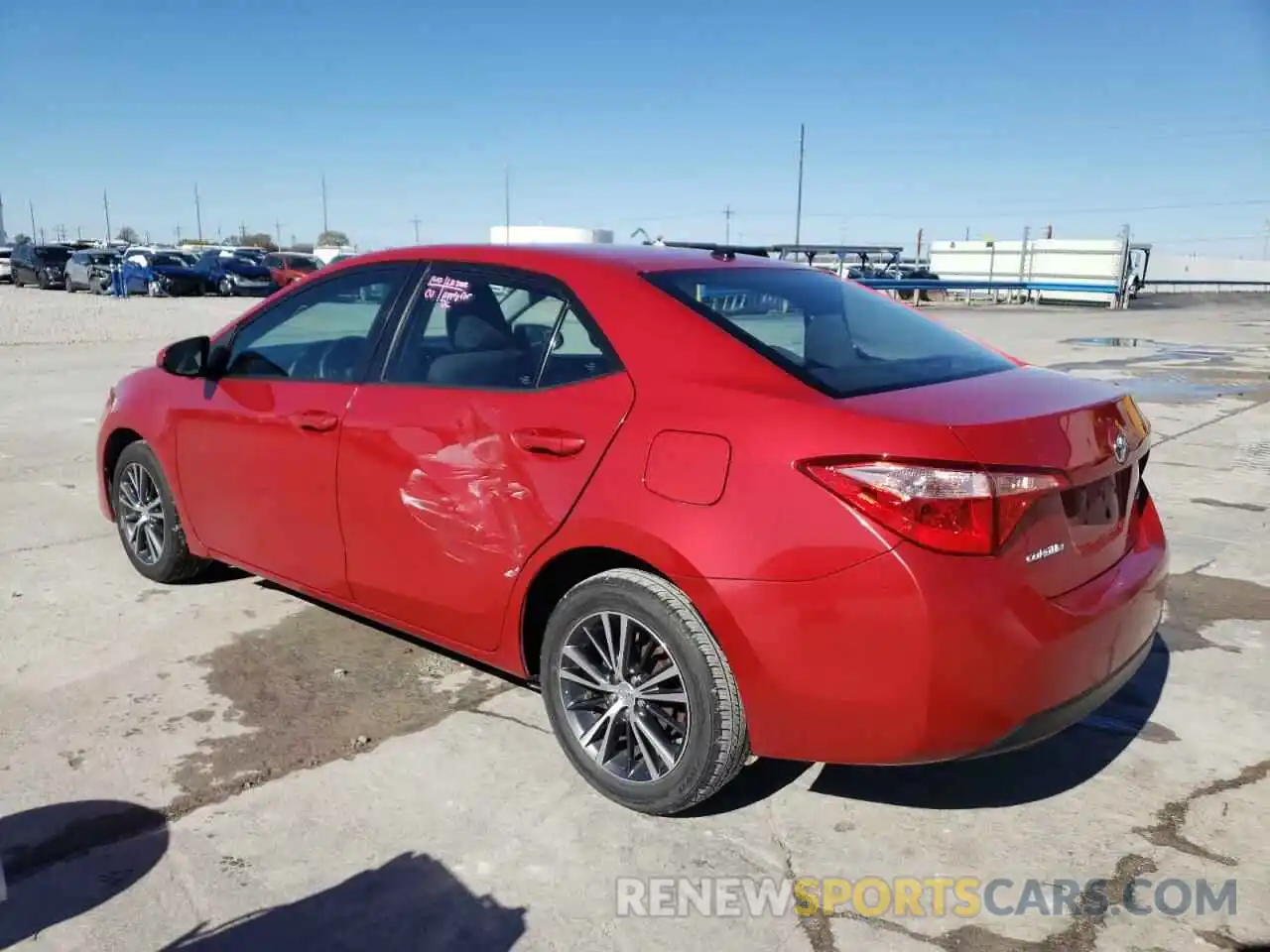 3 Photograph of a damaged car 2T1BURHEXKC186527 TOYOTA COROLLA 2019