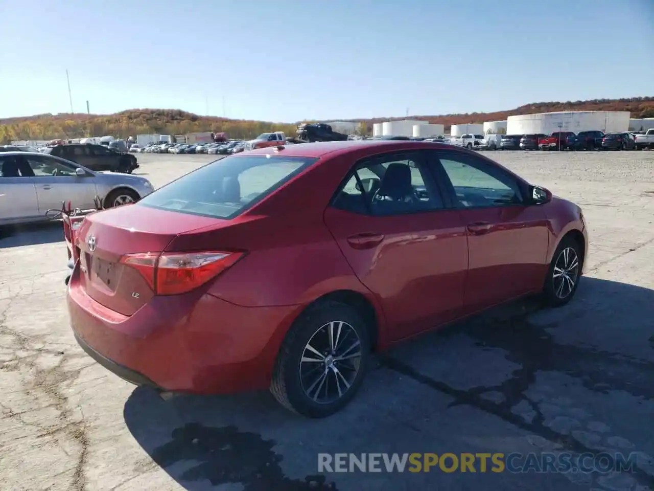 4 Photograph of a damaged car 2T1BURHEXKC186527 TOYOTA COROLLA 2019