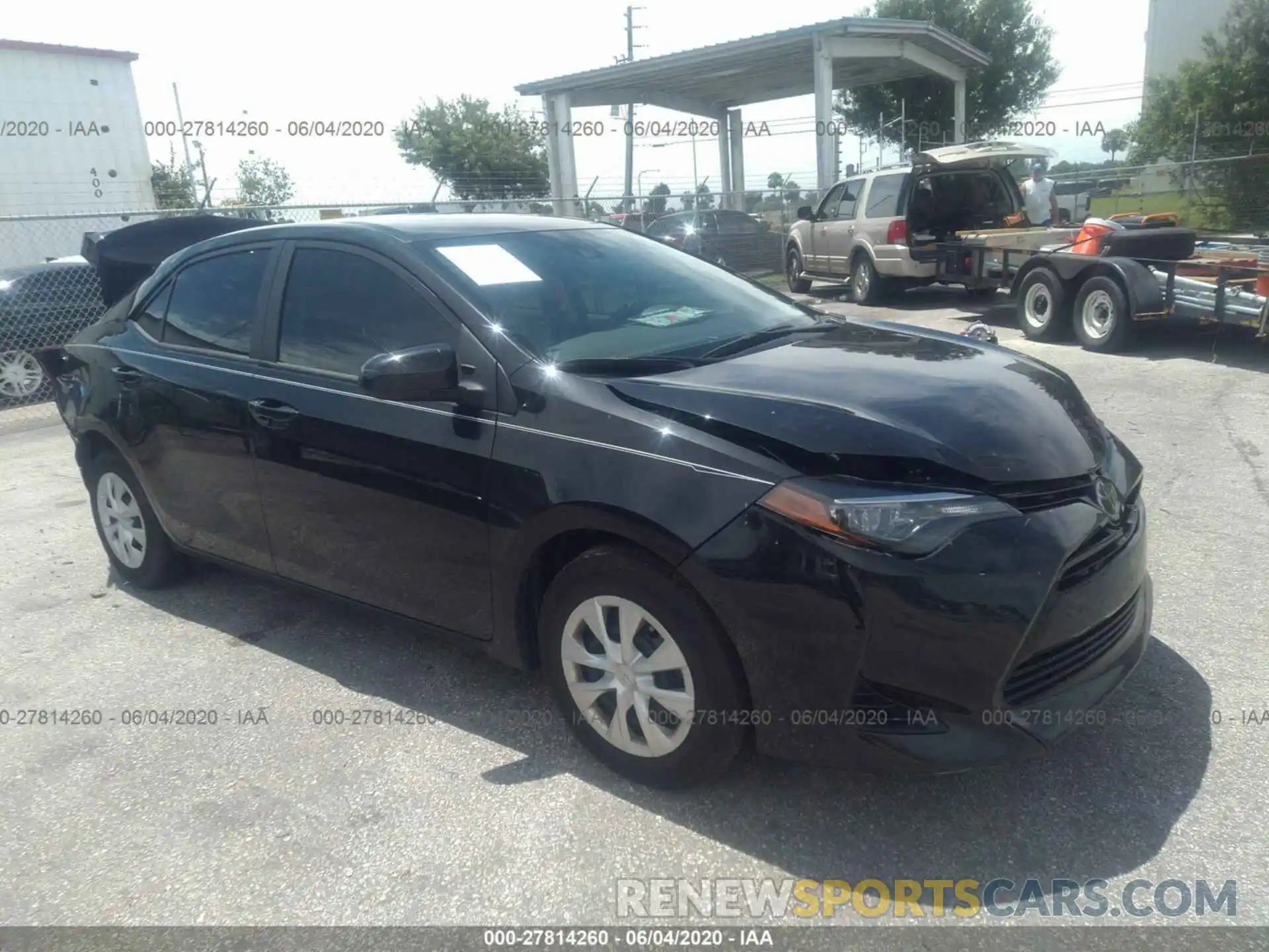 1 Photograph of a damaged car 2T1BURHEXKC187483 TOYOTA COROLLA 2019