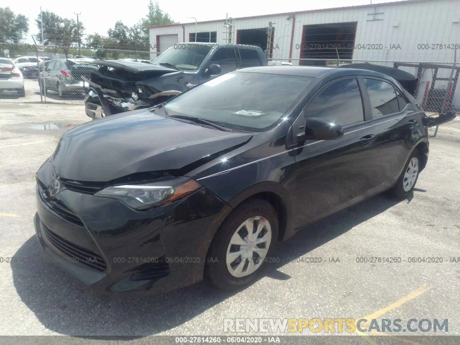 2 Photograph of a damaged car 2T1BURHEXKC187483 TOYOTA COROLLA 2019