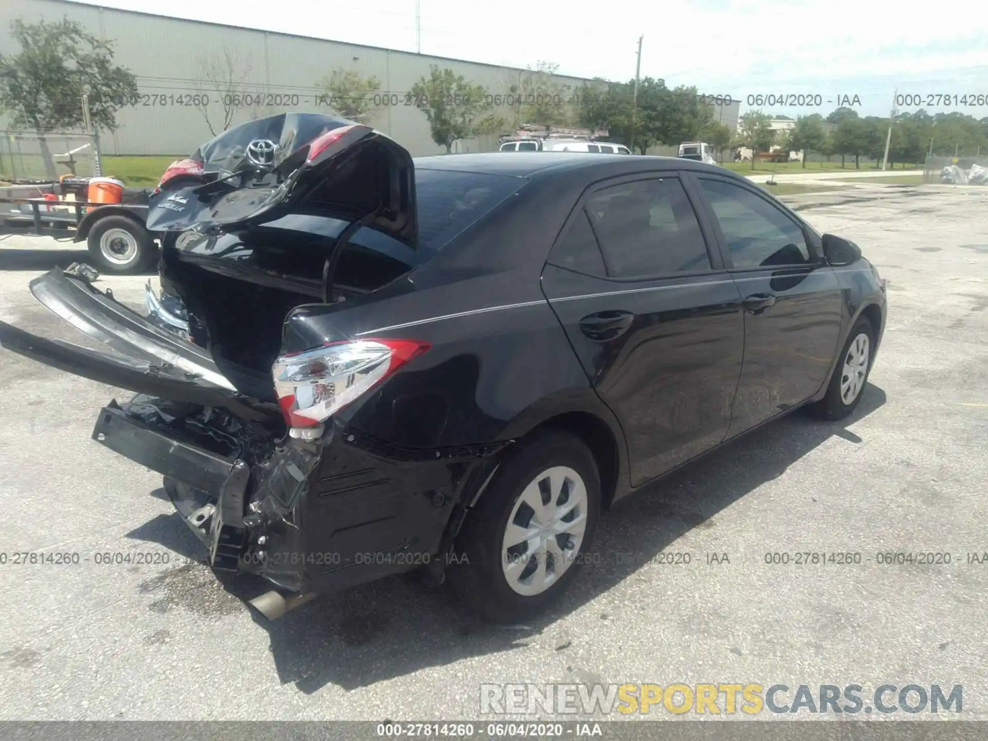 4 Photograph of a damaged car 2T1BURHEXKC187483 TOYOTA COROLLA 2019