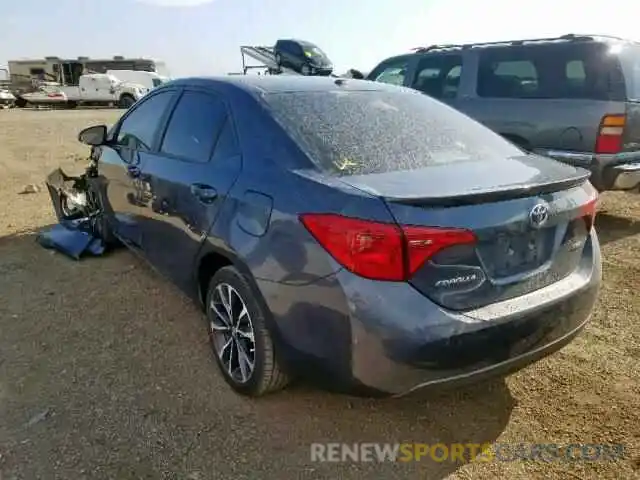 3 Photograph of a damaged car 2T1BURHEXKC187760 TOYOTA COROLLA 2019