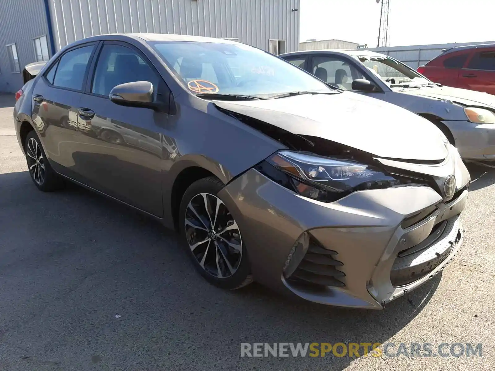 1 Photograph of a damaged car 2T1BURHEXKC187967 TOYOTA COROLLA 2019