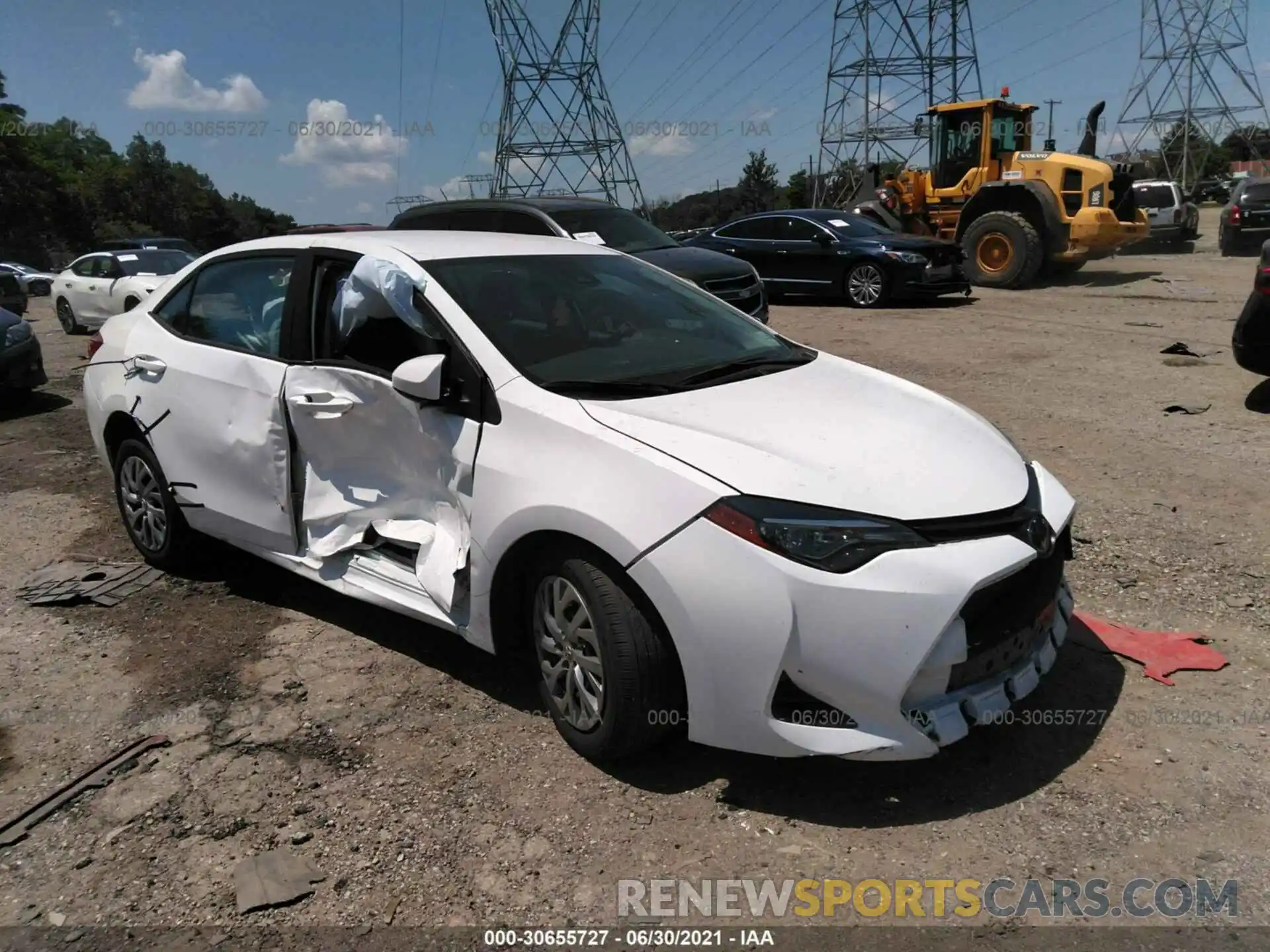 1 Photograph of a damaged car 2T1BURHEXKC188472 TOYOTA COROLLA 2019