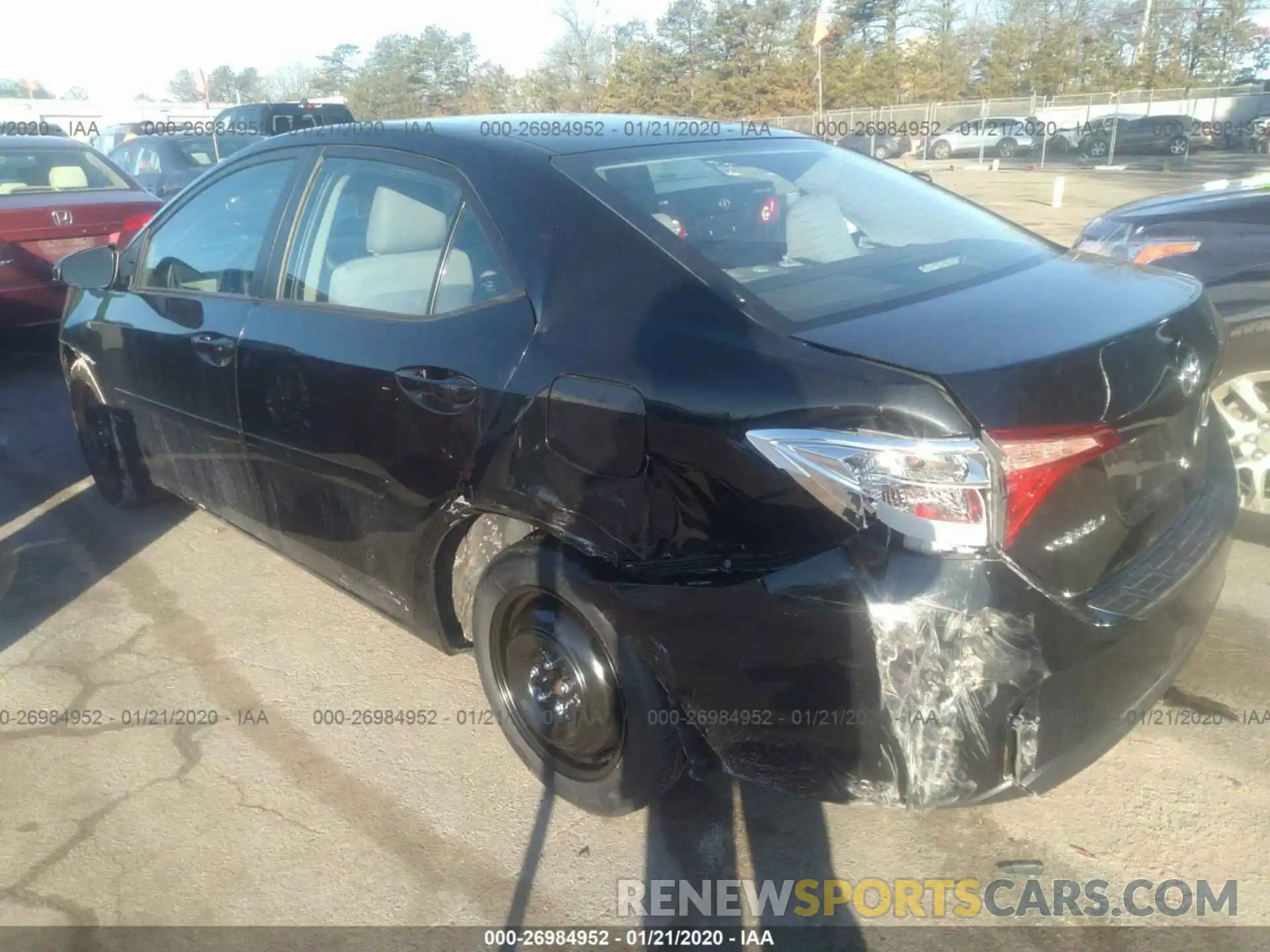 3 Photograph of a damaged car 2T1BURHEXKC188486 TOYOTA COROLLA 2019