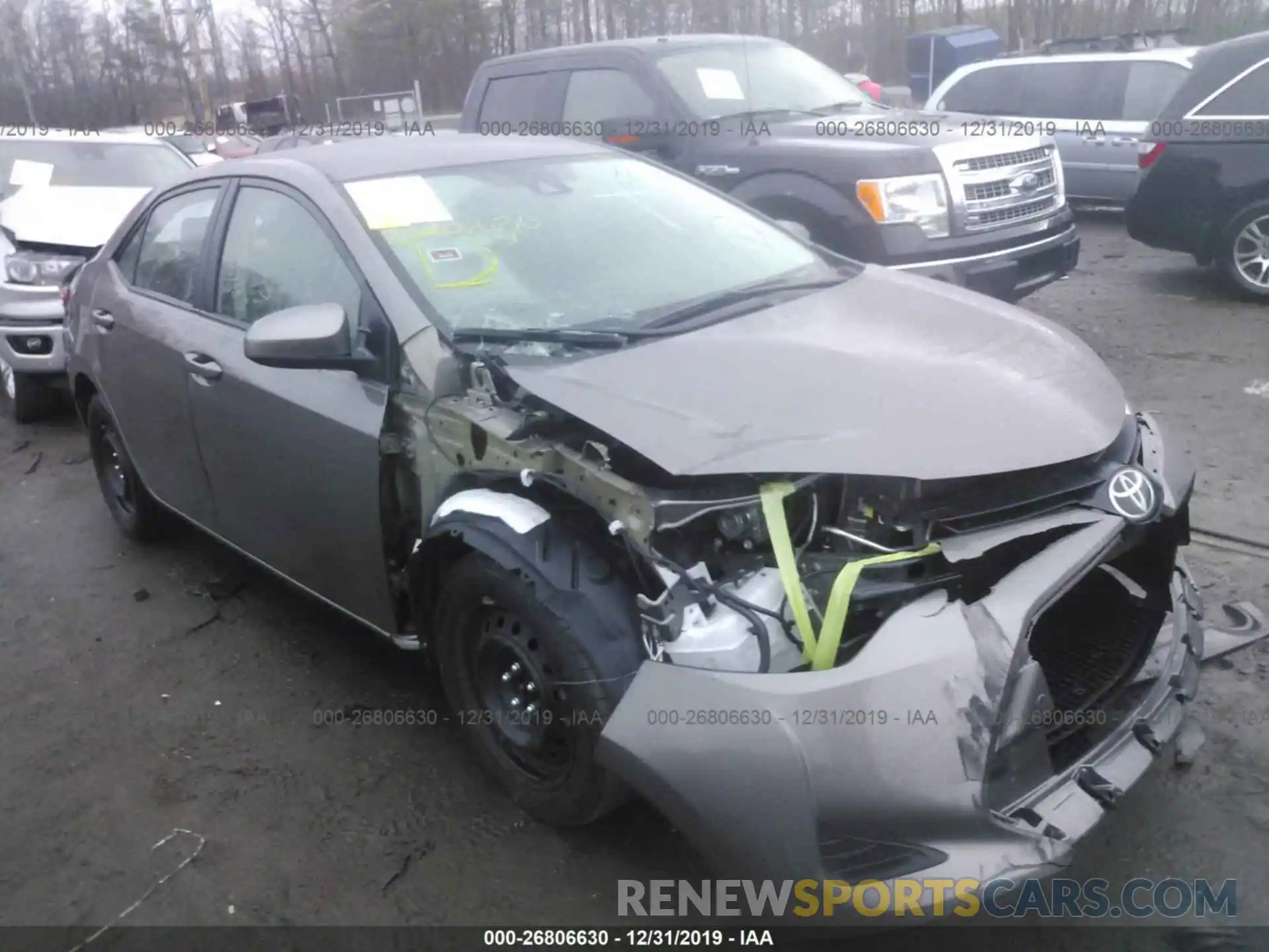 1 Photograph of a damaged car 2T1BURHEXKC189217 TOYOTA COROLLA 2019