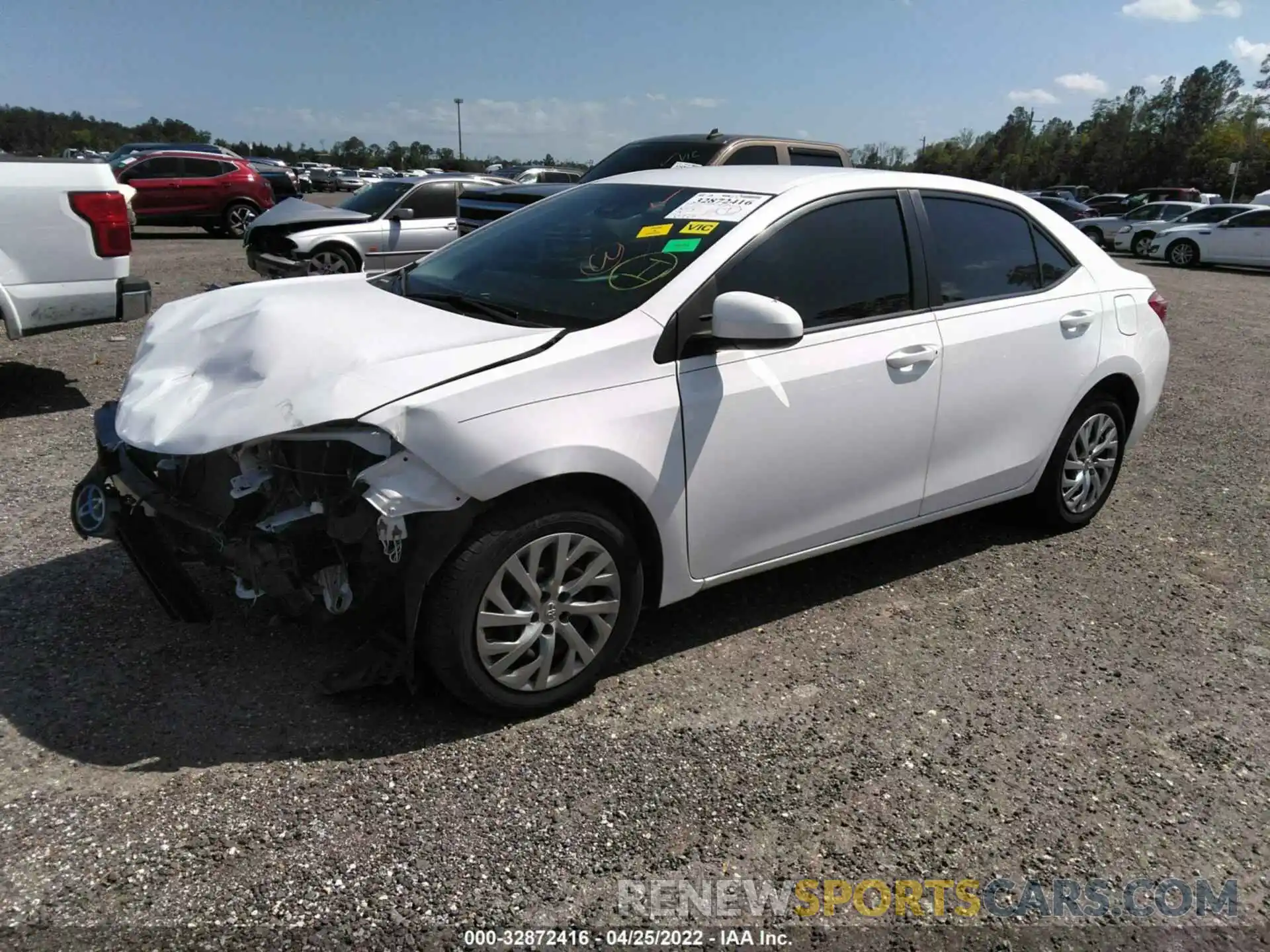 2 Photograph of a damaged car 2T1BURHEXKC189489 TOYOTA COROLLA 2019