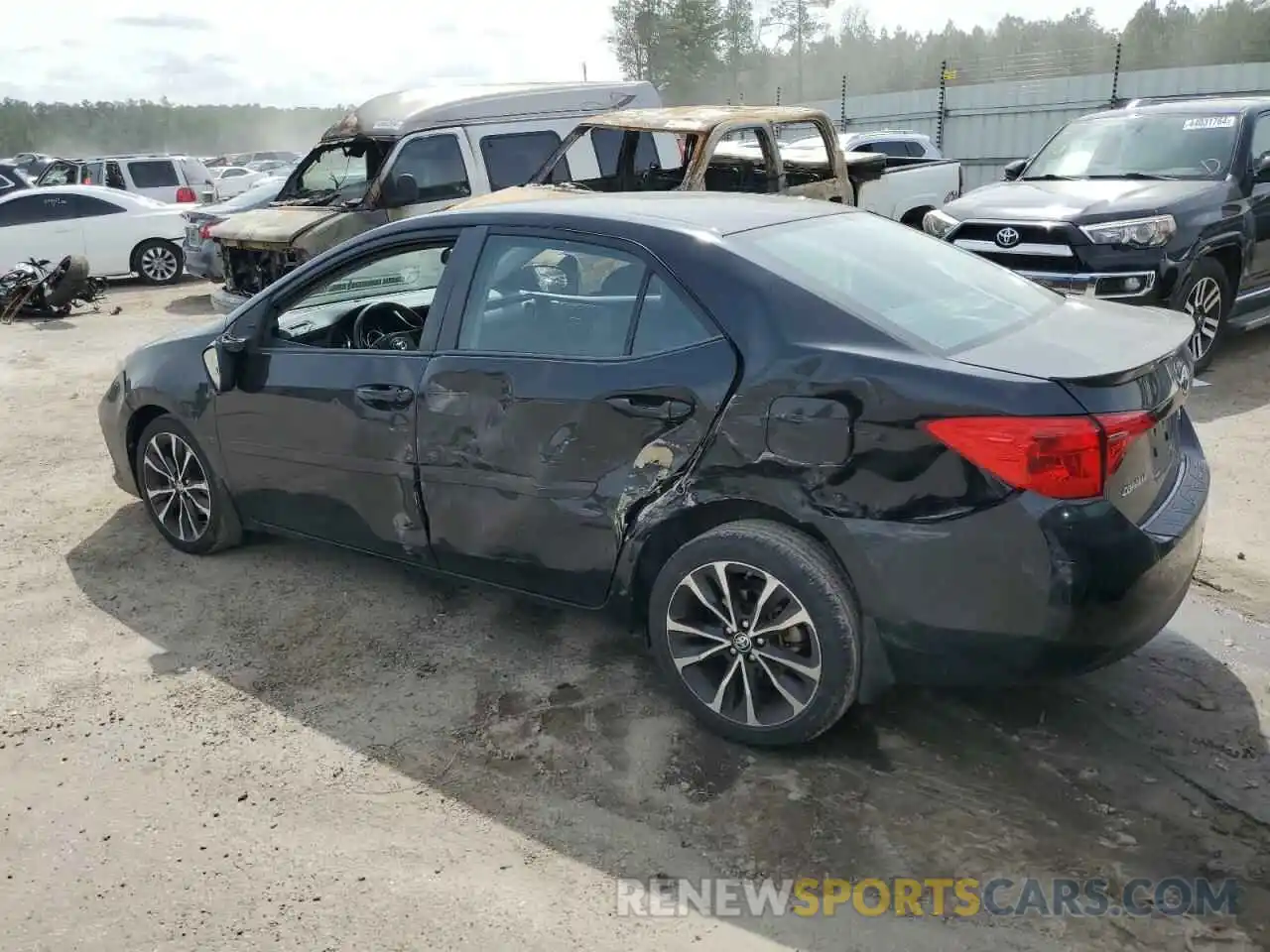 2 Photograph of a damaged car 2T1BURHEXKC189640 TOYOTA COROLLA 2019