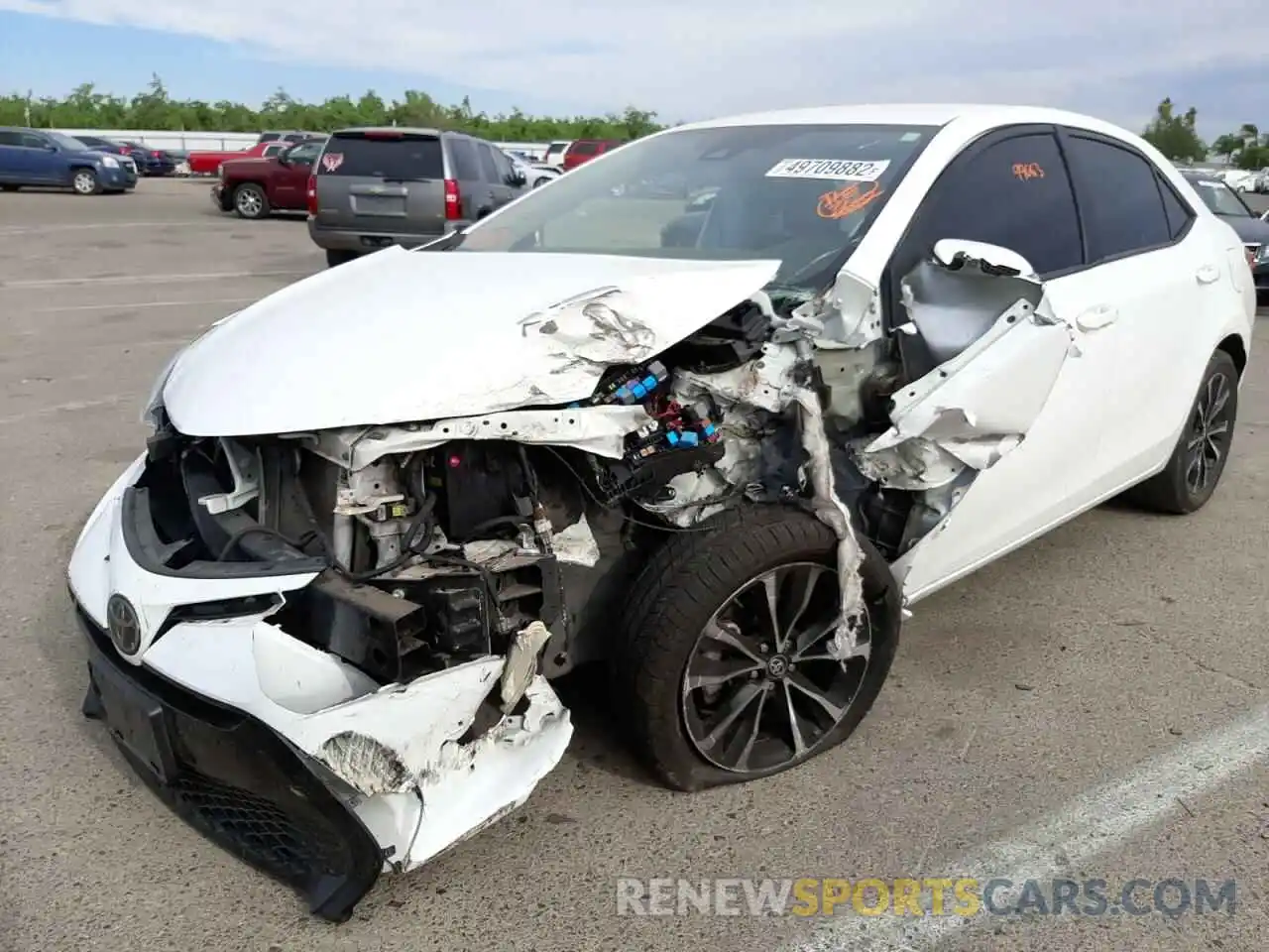 2 Photograph of a damaged car 2T1BURHEXKC189802 TOYOTA COROLLA 2019