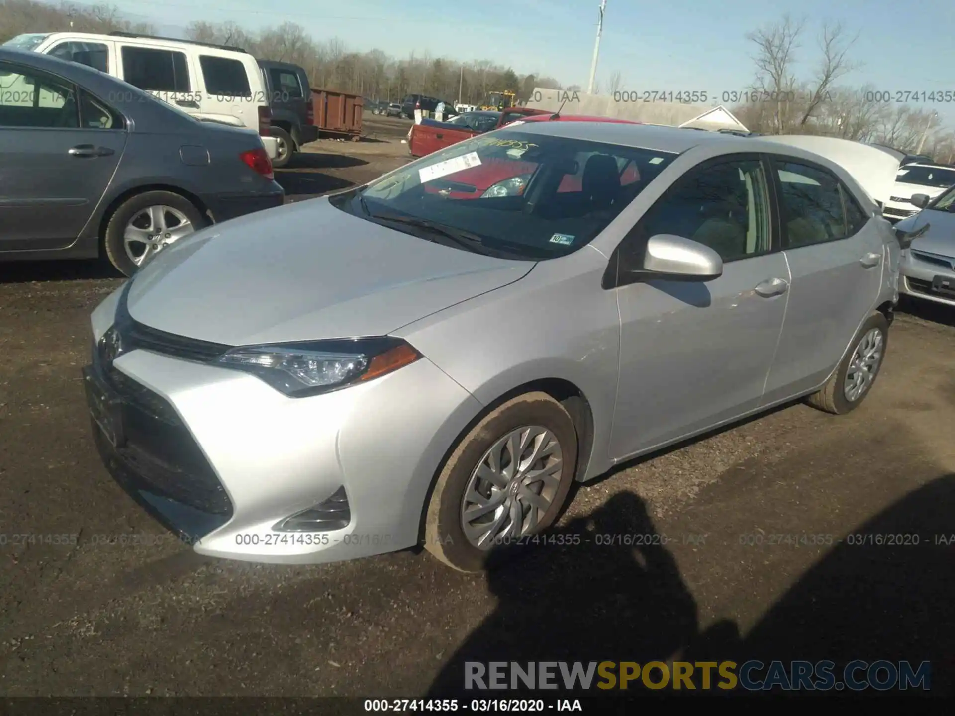 2 Photograph of a damaged car 2T1BURHEXKC190111 TOYOTA COROLLA 2019