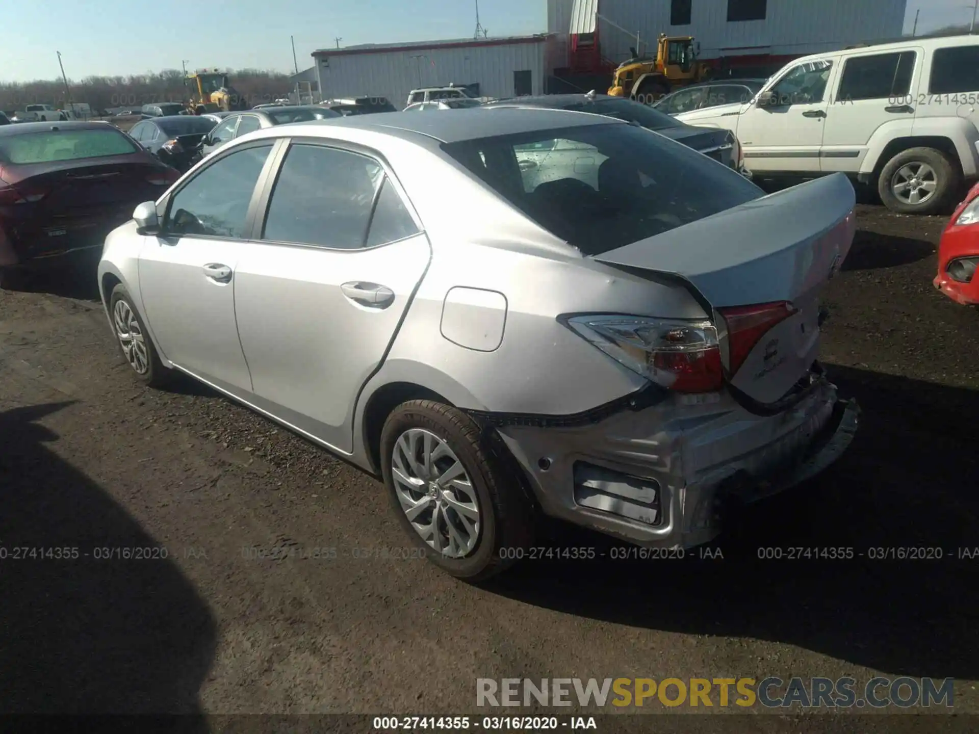 3 Photograph of a damaged car 2T1BURHEXKC190111 TOYOTA COROLLA 2019