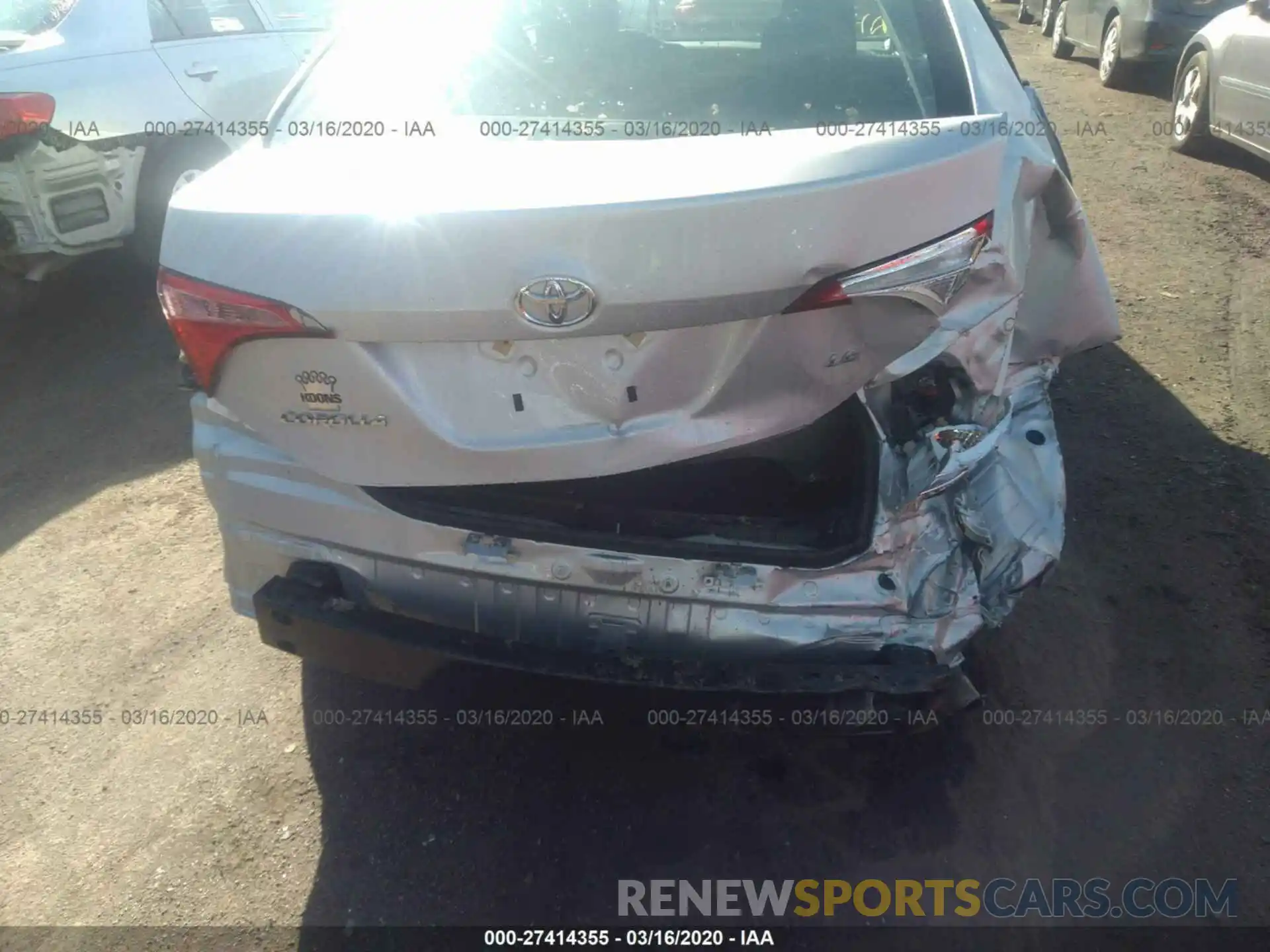 6 Photograph of a damaged car 2T1BURHEXKC190111 TOYOTA COROLLA 2019