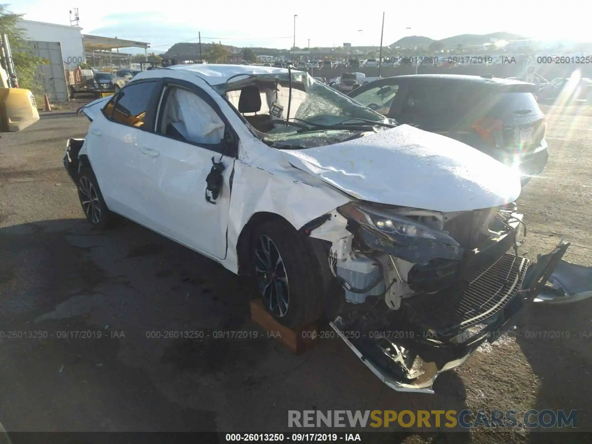 1 Photograph of a damaged car 2T1BURHEXKC190450 TOYOTA COROLLA 2019