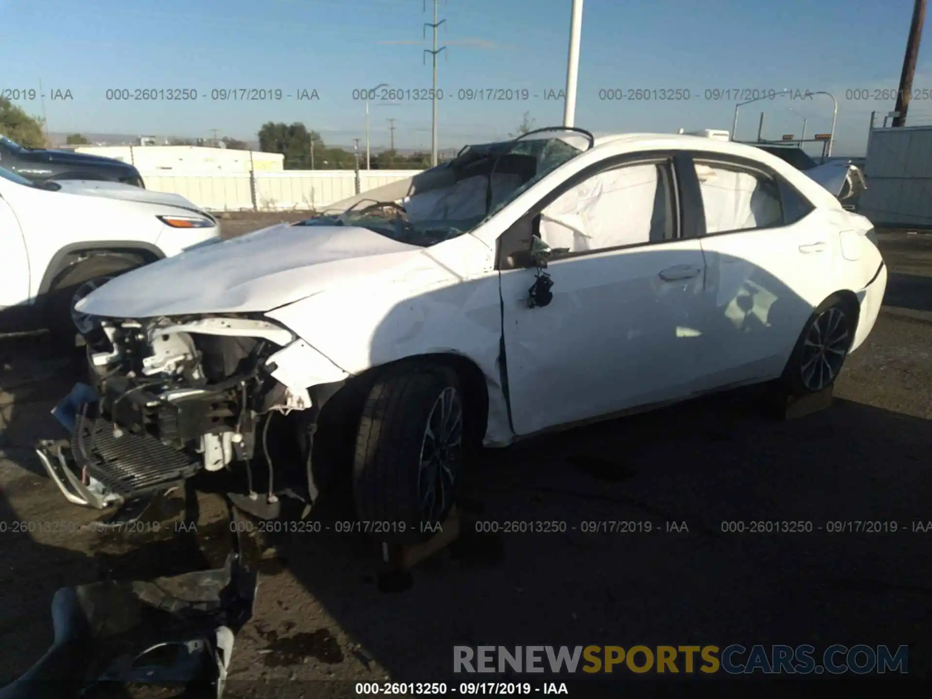 2 Photograph of a damaged car 2T1BURHEXKC190450 TOYOTA COROLLA 2019