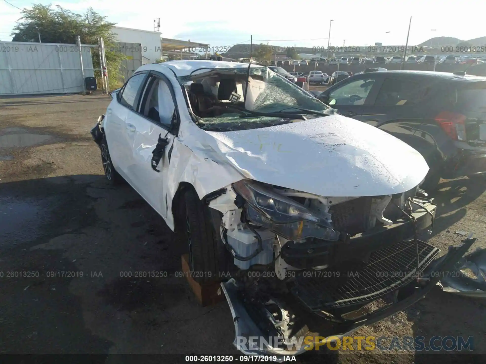 6 Photograph of a damaged car 2T1BURHEXKC190450 TOYOTA COROLLA 2019