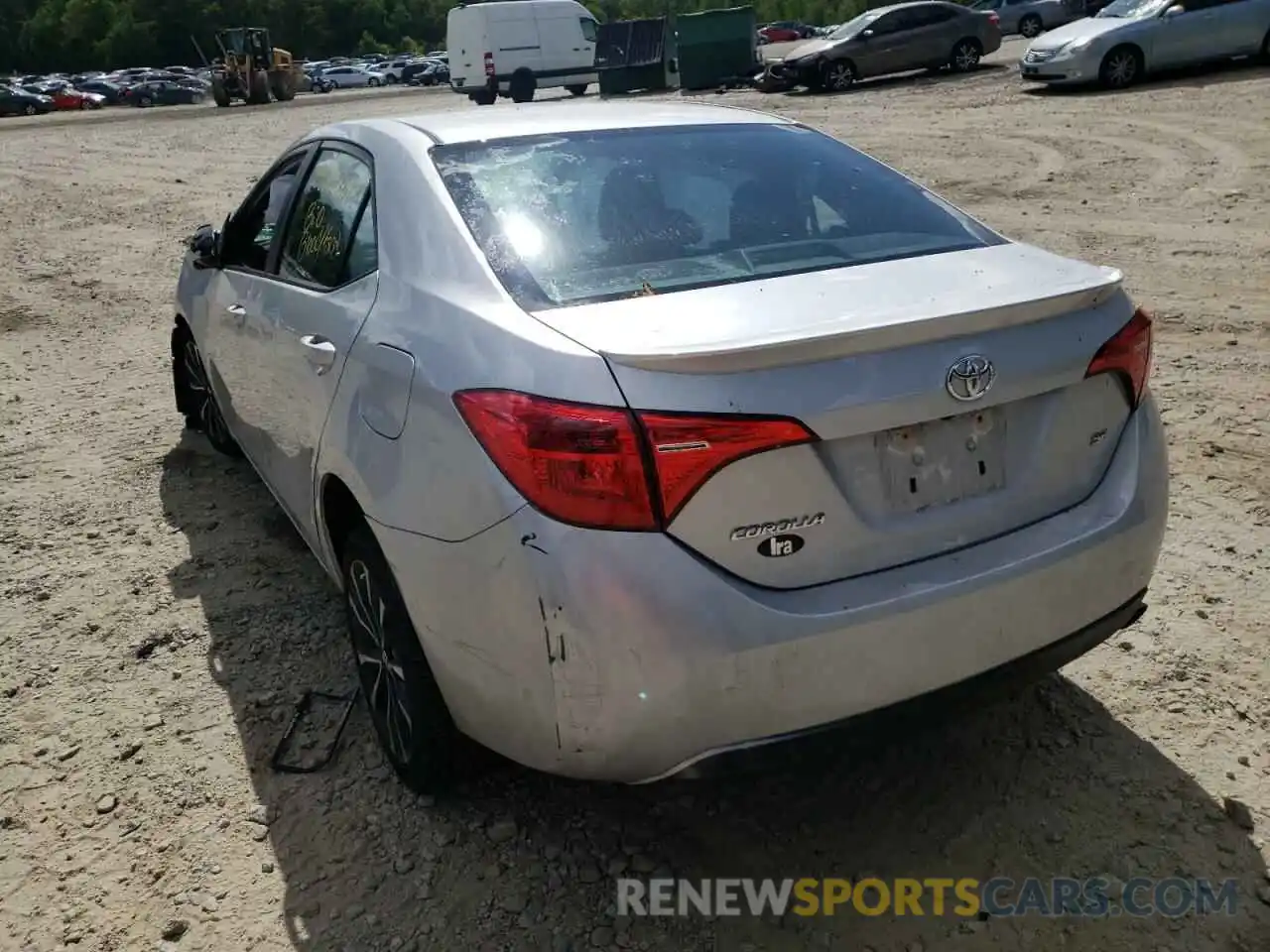 3 Photograph of a damaged car 2T1BURHEXKC190643 TOYOTA COROLLA 2019