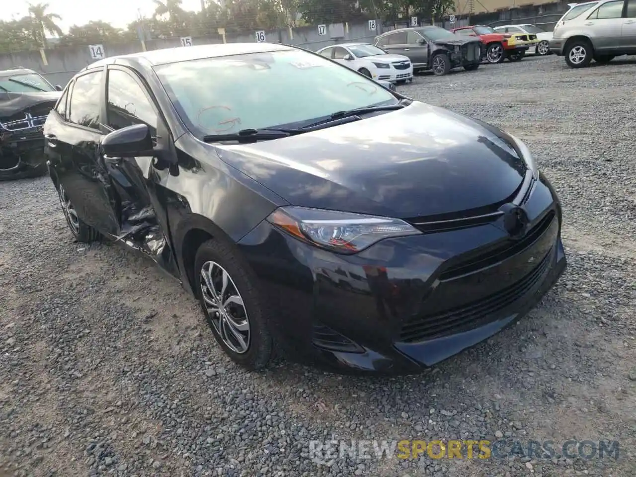 1 Photograph of a damaged car 2T1BURHEXKC191792 TOYOTA COROLLA 2019