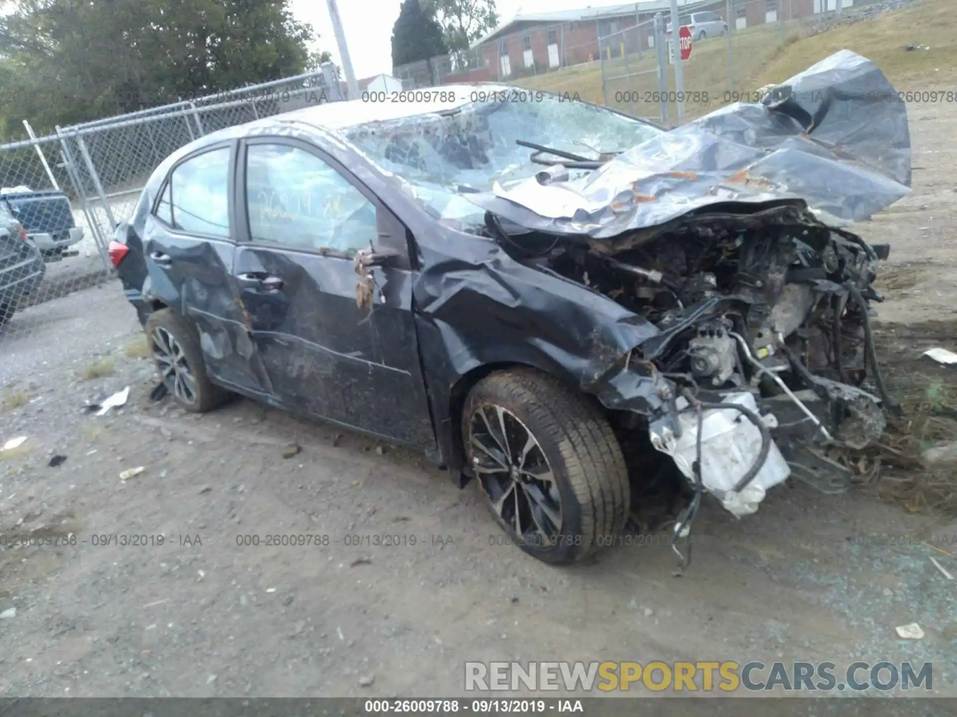 1 Photograph of a damaged car 2T1BURHEXKC192232 TOYOTA COROLLA 2019