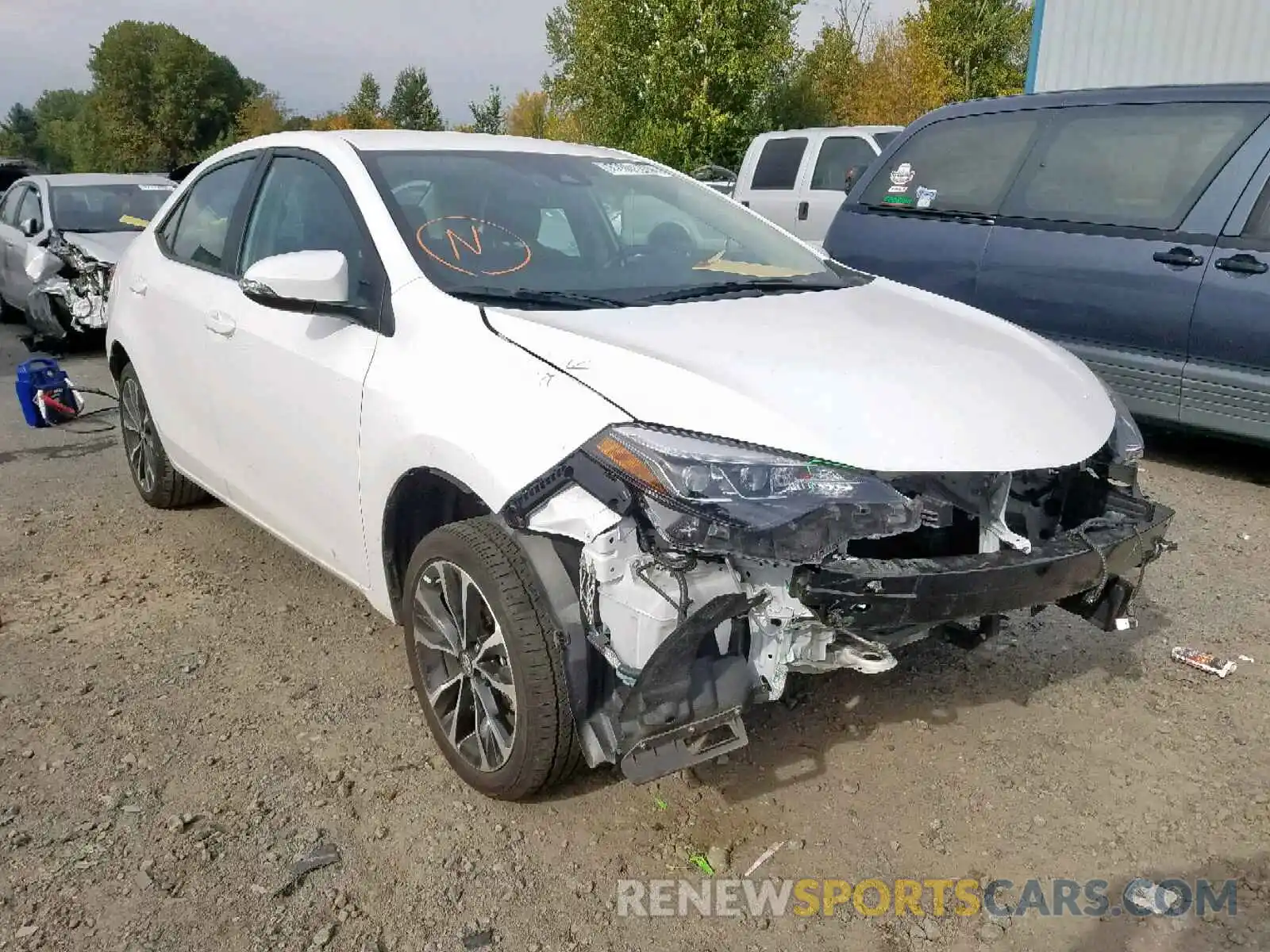 1 Photograph of a damaged car 2T1BURHEXKC192988 TOYOTA COROLLA 2019