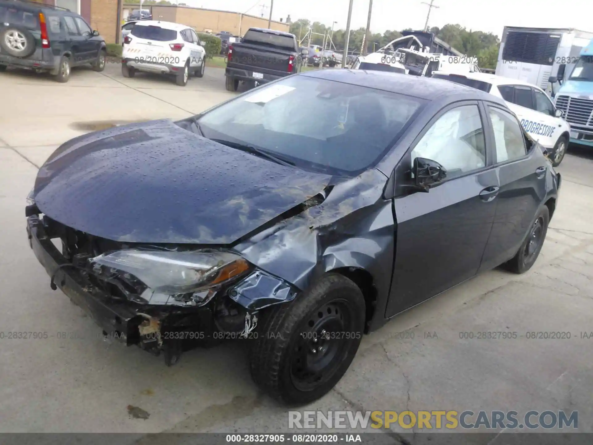 2 Photograph of a damaged car 2T1BURHEXKC193090 TOYOTA COROLLA 2019