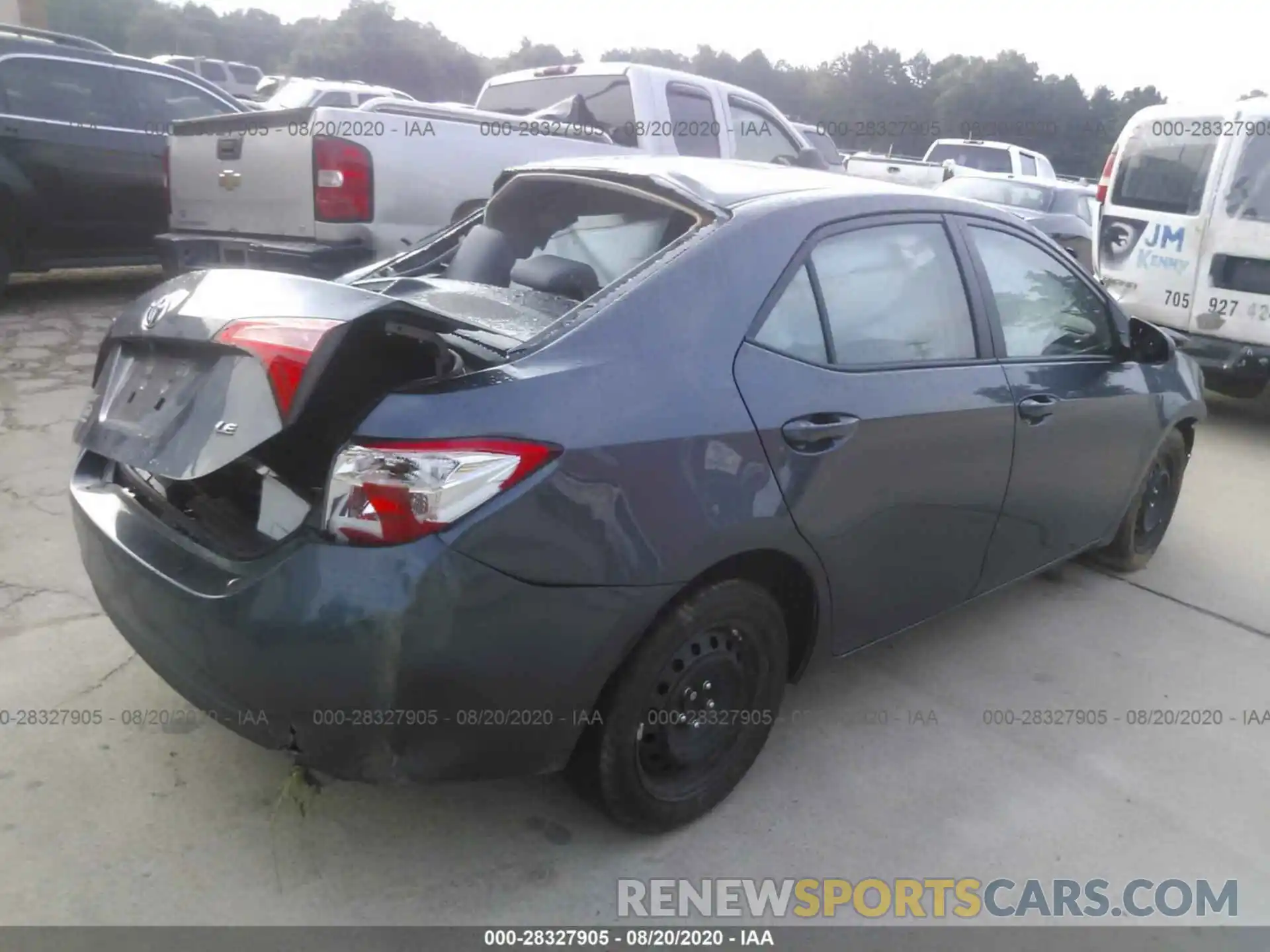 4 Photograph of a damaged car 2T1BURHEXKC193090 TOYOTA COROLLA 2019