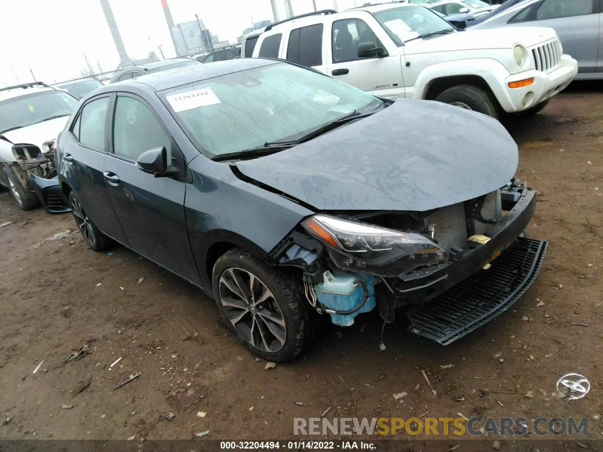 1 Photograph of a damaged car 2T1BURHEXKC193154 TOYOTA COROLLA 2019