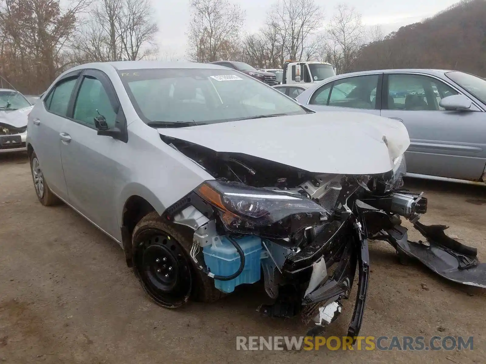 1 Photograph of a damaged car 2T1BURHEXKC193428 TOYOTA COROLLA 2019