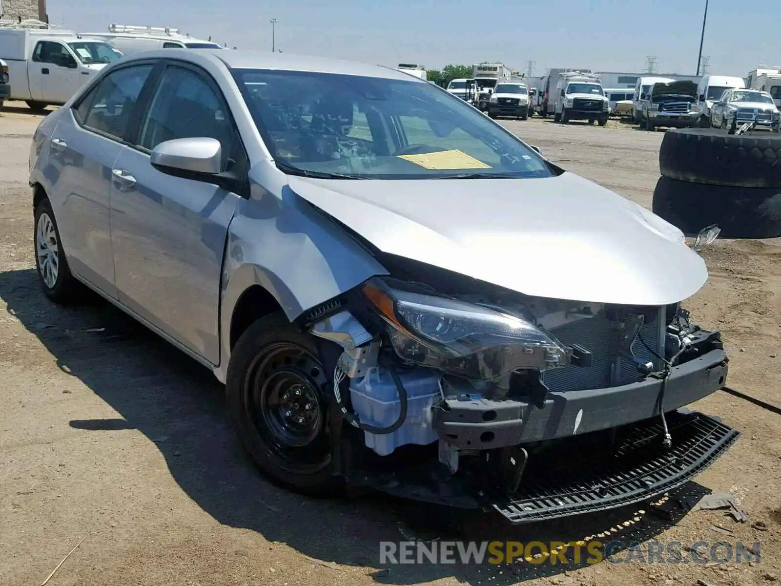 1 Photograph of a damaged car 2T1BURHEXKC193560 TOYOTA COROLLA 2019