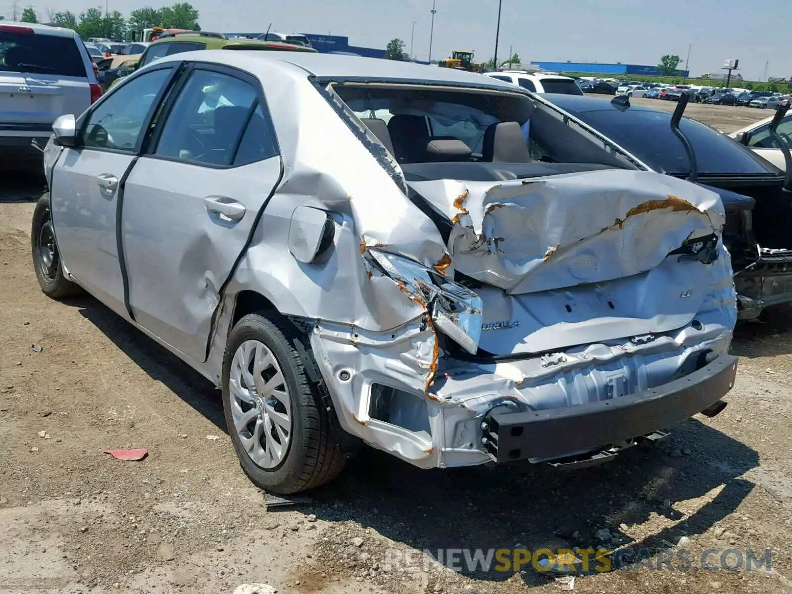 3 Photograph of a damaged car 2T1BURHEXKC193560 TOYOTA COROLLA 2019